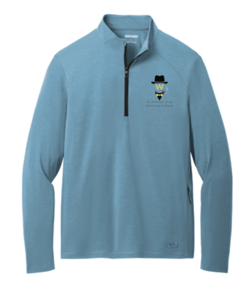 Winston Cigar Lounge Pullover Light Blue